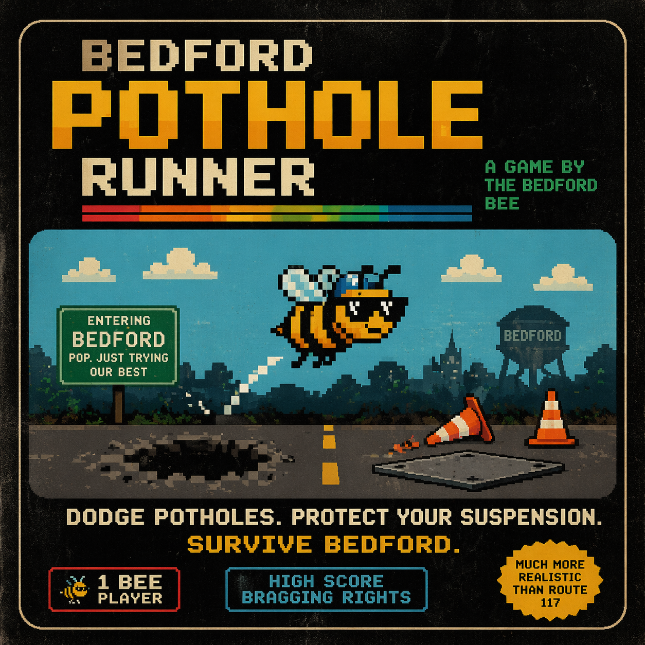 Bedford Pothole Runner — The Bedford Bee