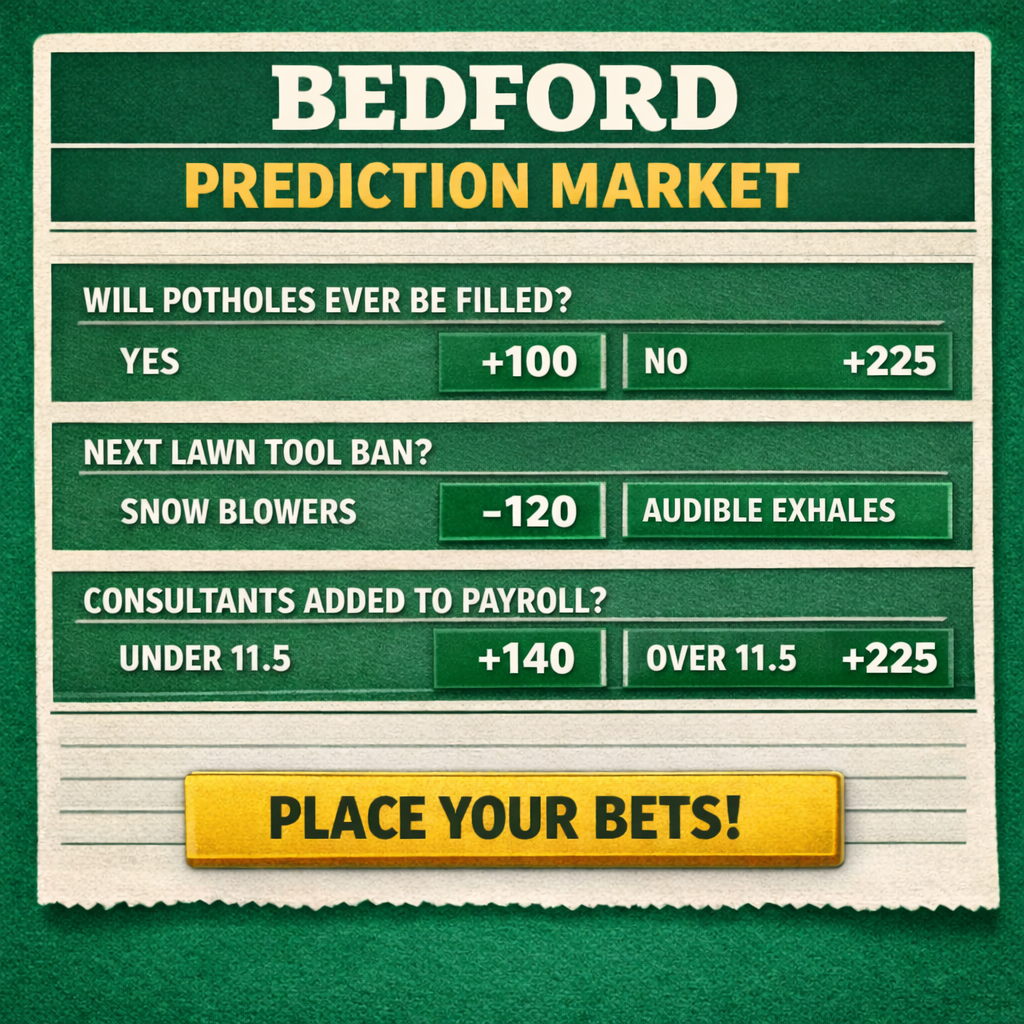 Bedford Bee Prediction Market — The Bedford Bee